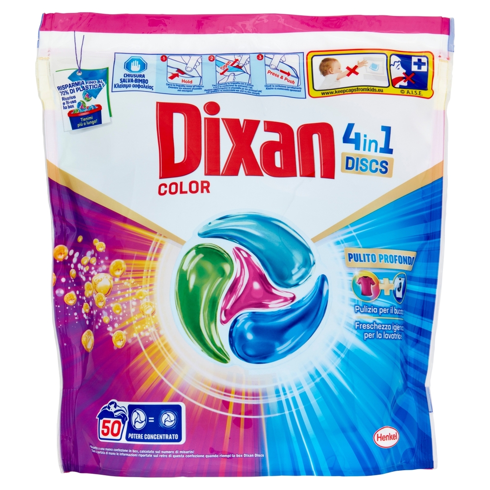 DIXAN Discs Color 50pz (825g)